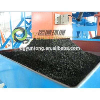 Low price for promotion in 2015 recycled tires rubber powder crumb rubber grinding machine