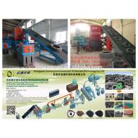 Used Double-shaft Tyre Shreder/Waste tyre shredding machine for crumb rubber