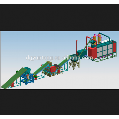 Fully automatic and Newest TECH waste tyre pyrolysis machine for oil with high output