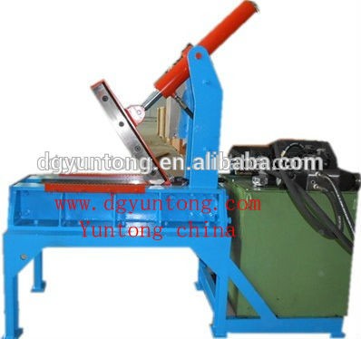 Rubber tyres cutting machine to 50mm block