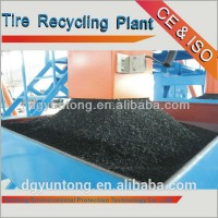 CE waste tire recycling equipment for rubber grinder